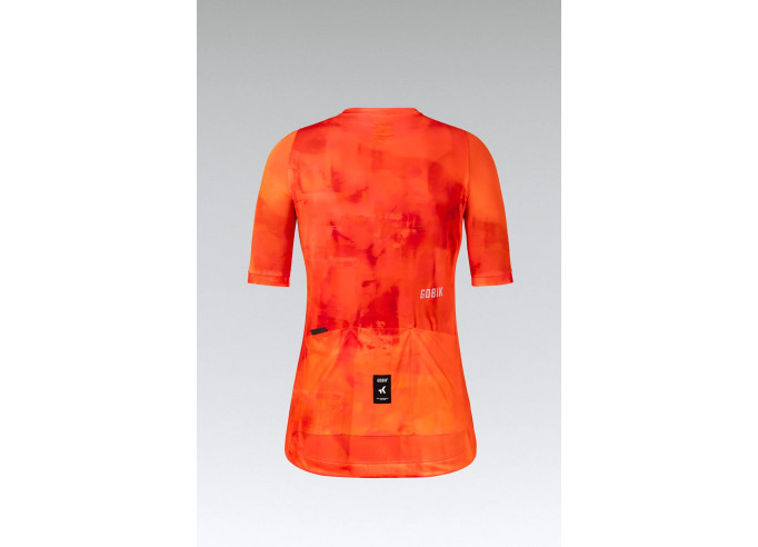 Short sleeve jersey GOBIK STARK women GERBERA