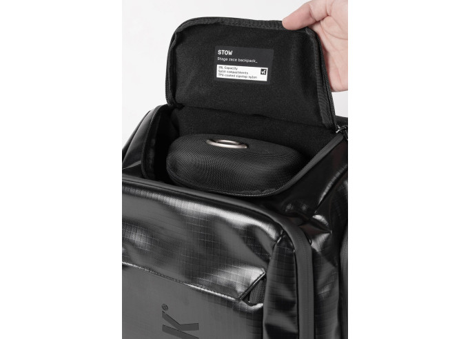 CYCLING BACKPACK GOBIK UNISEX STOW TRUE BLACK, 35L