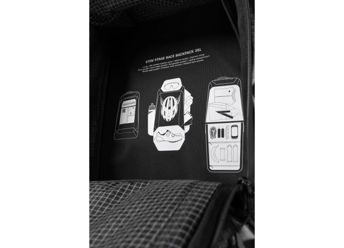 CYCLING BACKPACK GOBIK UNISEX STOW TRUE BLACK, 35L