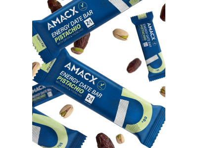 Batoniņš Amacx Energy Date Bar Pistachio 50g