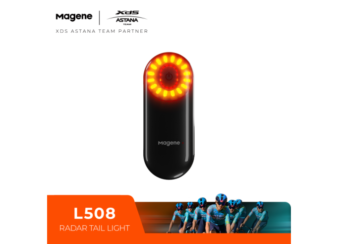 Aizmugures lampa un radars Magene L508 Radar...