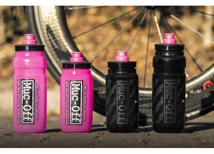 Muc-Off Pink Custom Fly Water Bottle 550ml
