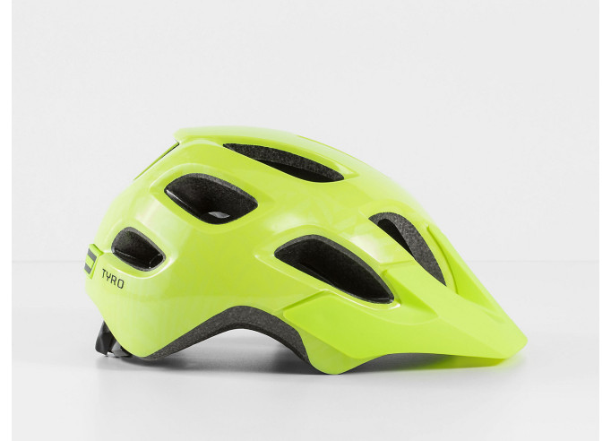 yellow youth bike helmet