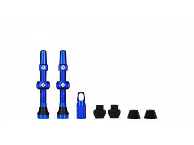 Tubeless valves Muc Off presta blue (pair)