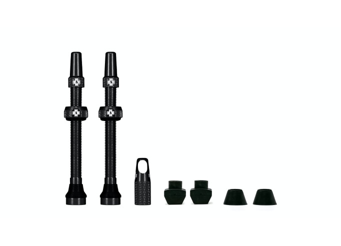 Tubeless valves Muc Off presta black (pair)