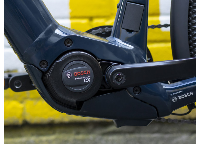 e-velo TREK Allant+ 7 tumši zils