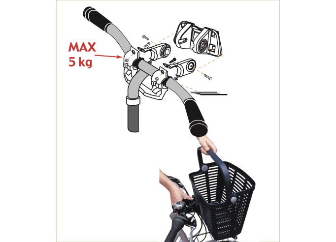 Basket Bellelli 5kg blue